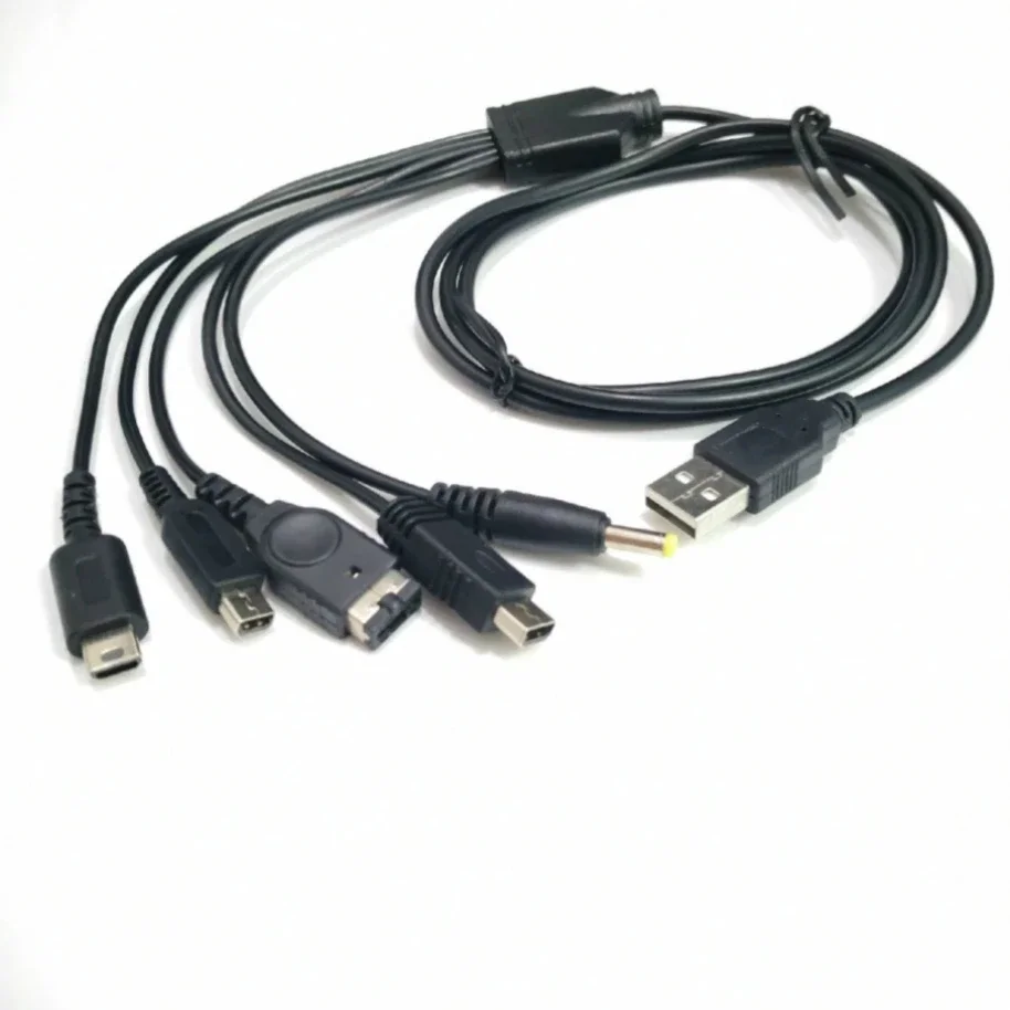 300개 1.2M 멀티 충전 케이블 USB 고속 충전기 와이어 코드 (닌텐도 GBA SP DS Lite DSL NDSL 뉴 3DS XL LL PSP Wii U 용)