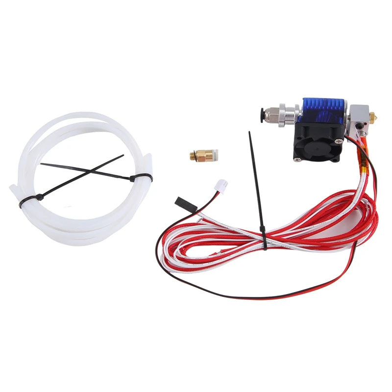 

V6 Version 3D Printer Extrusion Head Nozzle Kit As Shown Extruder Accessories Remote 1.75/0.4Mm Accessories