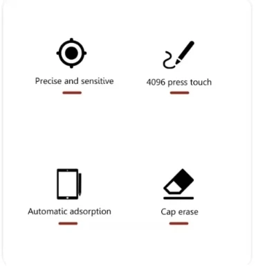 Electromagnetic Pen 2 For Onyx Boox Note 2 E-Reader, for ONYX Boox Magnetic Suction Official Original E-book Replacement Stylus