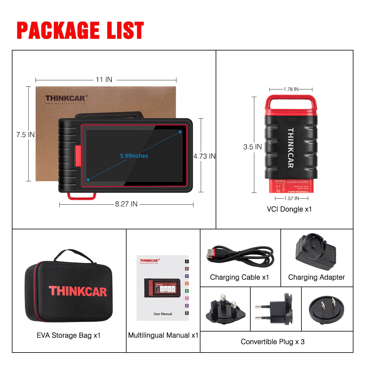 Thinkcar OBD2 스캐너 무선 Thinkscan Max2 평생 무료 업그레이드 진단 도구 CAN-FD 프로토콜 모든 시스템