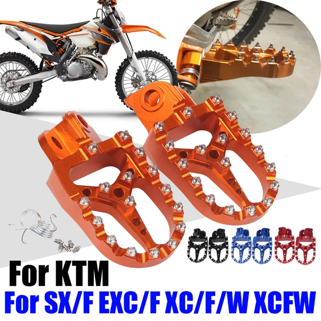 軽量　レーシング　アルミ　ペダル　ステップ　KTM　EXC-F　SX-F  のオートバイのフィートのペダル 用 XC 用 XCF 用 SX 用 SX 用 EXC