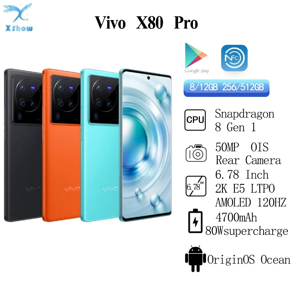 Original Official VIVO X90 Pro + Plus 5G Smartphone Snapdragon 8Gen 2  6.78inch 3200×1440 50MP Camera NFC OTG 80W 4700MAh - AliExpress