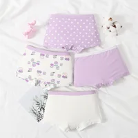 Nouveaux sous-vêtements pour enfants, sous-vêtements en coton, sous-vêtements pour filles, boxeurs pour bébés, petits, moyens et grands enfants, boxeurs pour filles 2