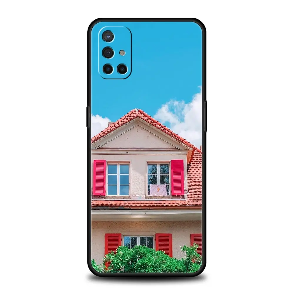 Blue Sky White Cloud Home Smartphone Case - Stylish Protective Cover