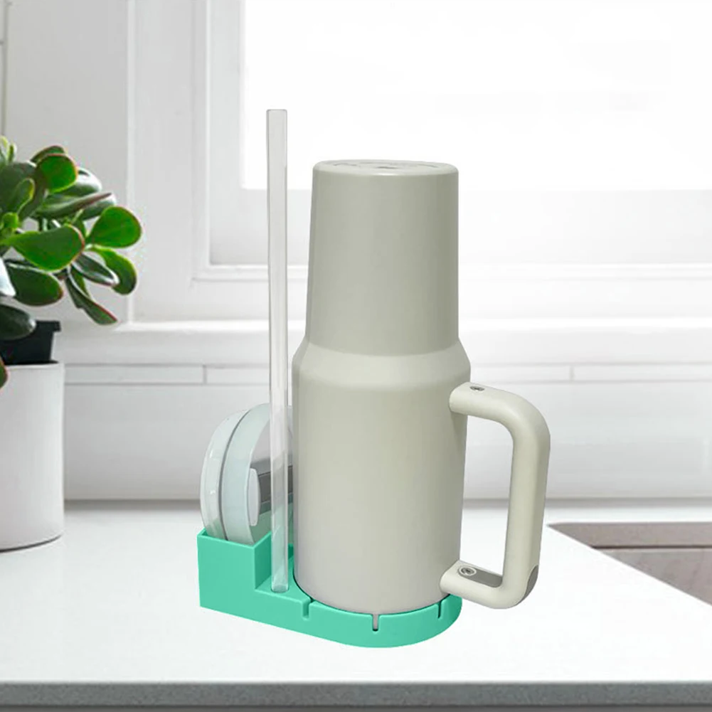 Description Picture 6 of itemSilicone Tumbler Drying Station Non-Slip Bottle Water Filter Rack Sports Bottle Drainer Stand for Stanley Cup
