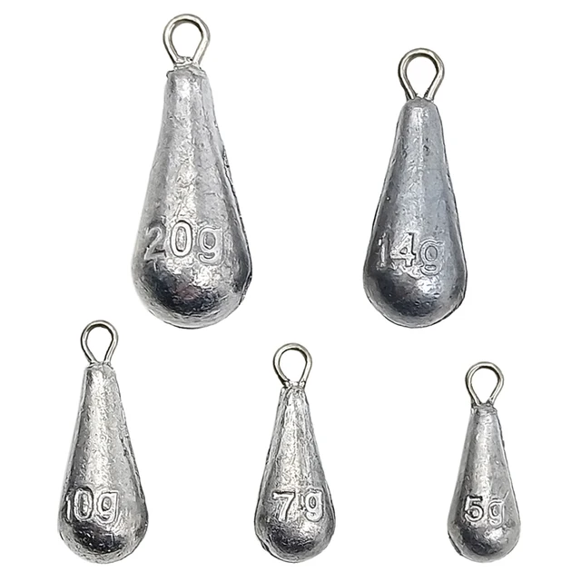 Water Drop Catfish Rig Bell Sinkers Bass Casting Sinker Weights