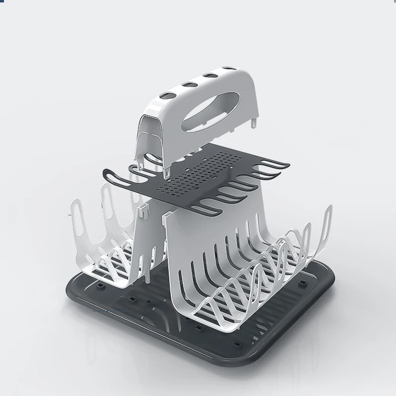 Baby Milk Bottle Drying Rack Portable Cleaning Dryer Bottle Dryer Holder for Feeding Bottles Accessories Drain Tray Water Cup