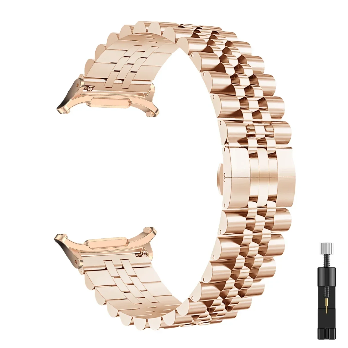 حزام من الفولاذ المقاوم للصدأ لساعة سامسونج جالاكس...