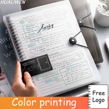 

Diary 2021 A4 A5 B5 Transparent Loose Leaf Binder Notebook Inner Core Cover Note Book Journal Planner Office Stationery Supplies