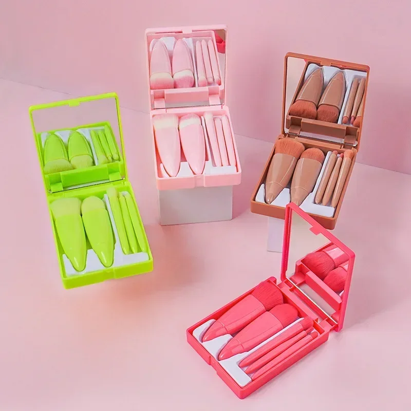 Makeup Brushes Tool Set Cosmetic Powder Eye Shadow Foundation Blush Blending Mini Make Up Brush 5Pcs Makeup Brush Maquiagem makeup brush set