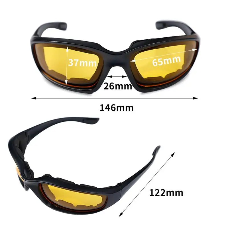 Outdoor Cycling Glasses Tactical Protective Eyewear Polarized Sunglasses Hunting Shooting Protective Goggles Eyes_voghion.com