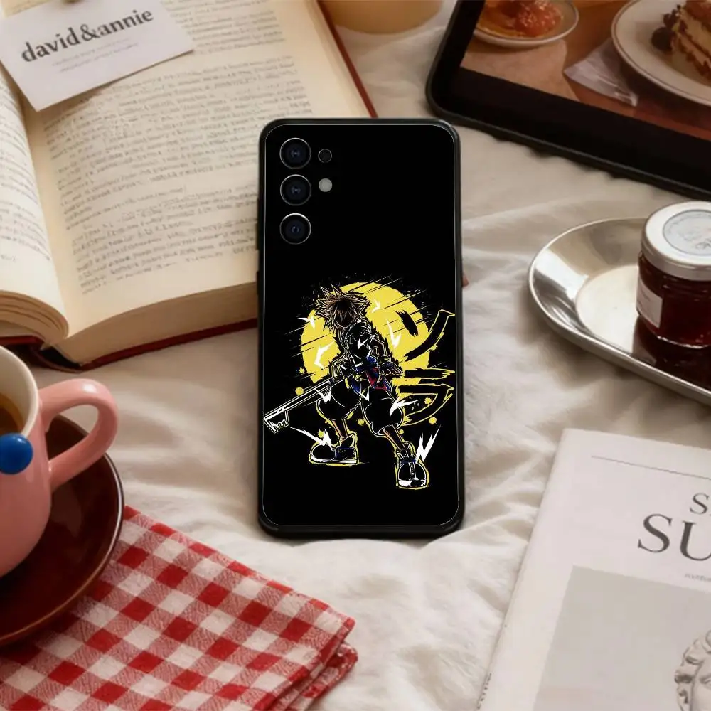 Kingdom Hearts Themed Soft Black Phone Case