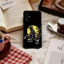 Kingdom Hearts Themed Soft Black Phone Case - Samsung S21plus (Z6)