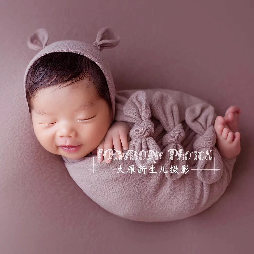 Couverture Photo Nouveau-Né - Écharpe Hamac Stretch 40x160 Cm - Accessoire Photographie Bébé DIY - Cadeau Naissance