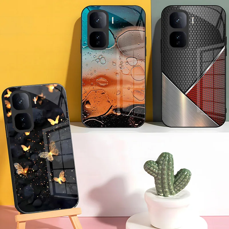 Enhanced Tempered Glass Protective Phone Case and Back Cover