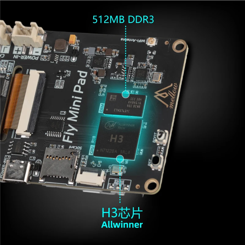 Mellow Fly Mini Pad para Impressora 3d Faça Você Mesmo Resistiva ou Capacitiva Touch Screen Klipper Display Chip h3 Vzbot Voron Ender 35 - Imagem 6