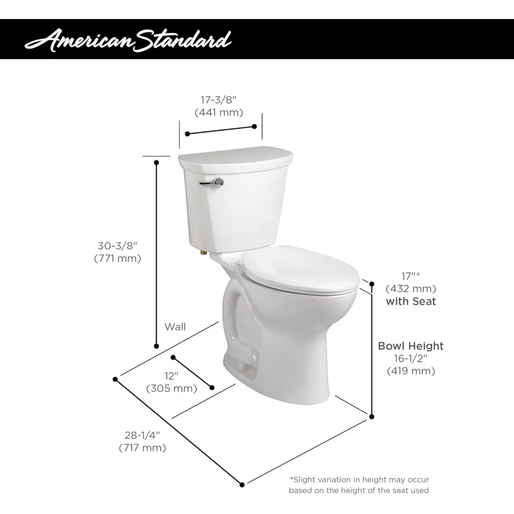 2-Piece Round Front Toilet with 12-in Rough-In, Large, Bone,squat toilets, toliet 4