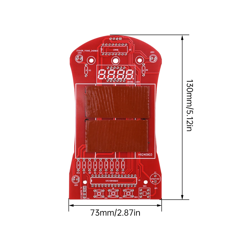51 MCU Smart Car Ultrasonic Distance Measuring Obstacle Avoidance Car Microcontroller Intelligent Welding Teaching DIY Kit