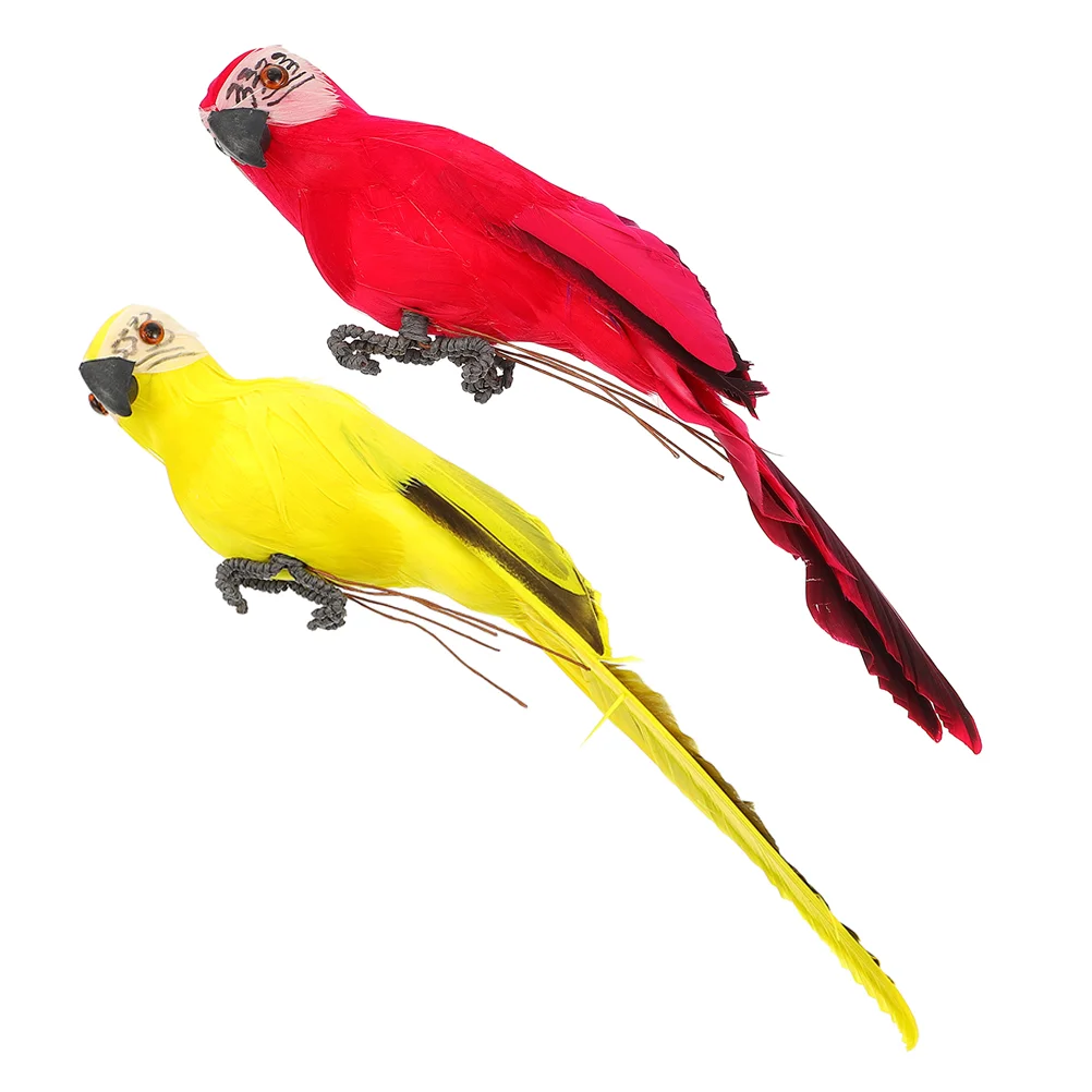 

Artificial Parrot Simulation Foam Parrot Lifelike Macaw Bird Fake Parrot Decor Pirate Costume Shoulder Ornament Home Garden