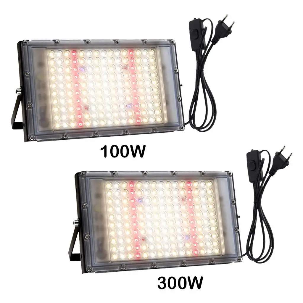 380-840nm LED Grow Lights Full Growing Lamp Plant Lighting for Hydroponic Indoor Plants Veg and Flower (EU)