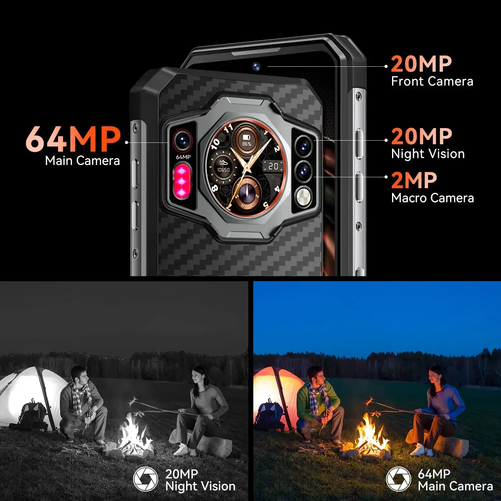 YYHC WP21 Global Edition Sturdy Smartphone Three proof Phone