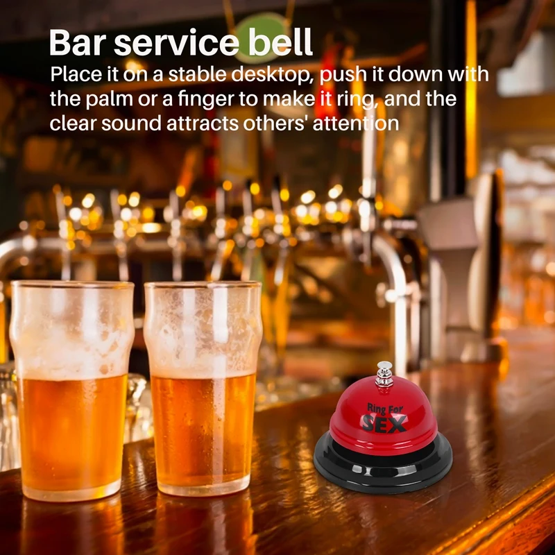 Ring sex table bell 1 piece hand bell