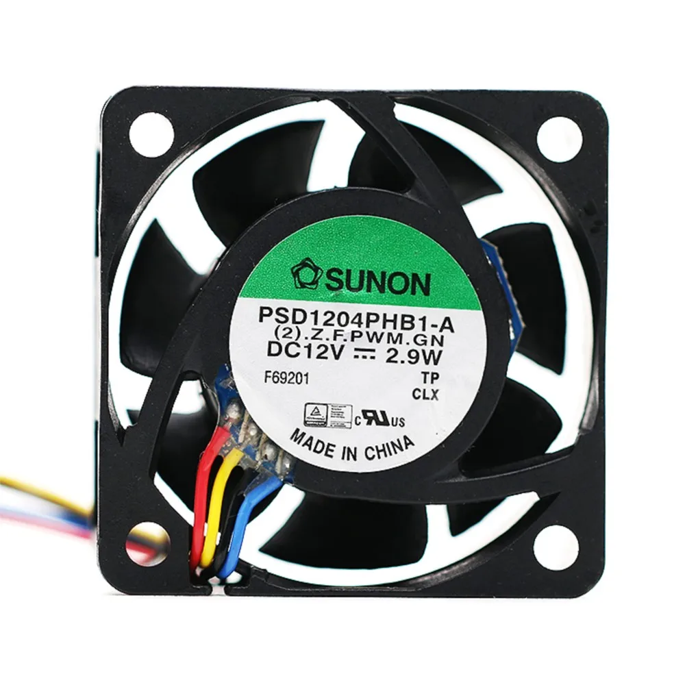 기존 sunon PSD1204PHB1-A (2).Z.F.GN 12V 2.9W 4015 40mm 4cm 케이스 냉각 팬