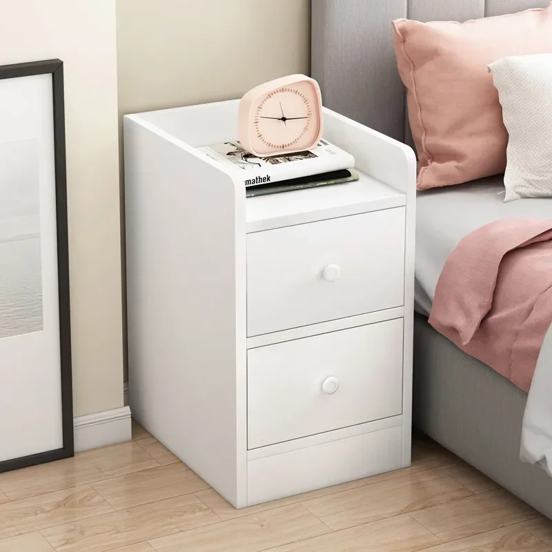 

AOLIVIYA Official New Simple Modern Home Bedside Table Simple Drawer-Style Bedroom Storage Small Cabinet Locker Retro Style Ches