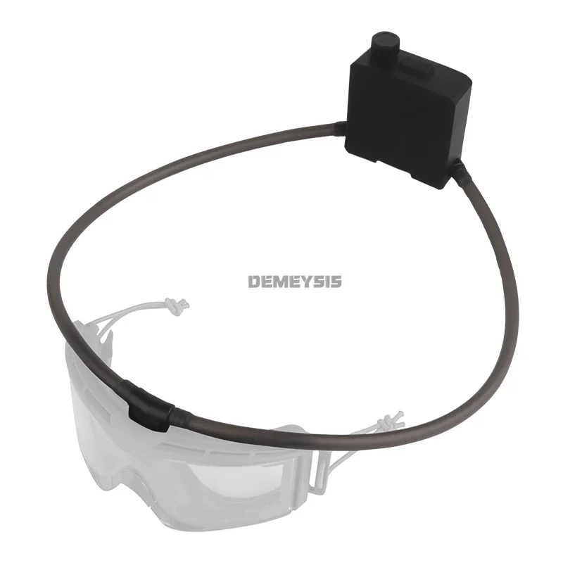 Tactical Goggles Defogger Outdoor Shooting Hiking Defogging Fan Anti Fog Kit Adjustable Wind Speed