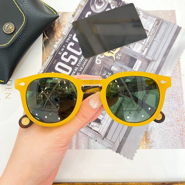 Folding Sunglasses Men Glasses Lens Classic Lemtosh 100th Anniversary Fold Sun  Glasses for Men Male Shades Johnny Depp - AliExpress