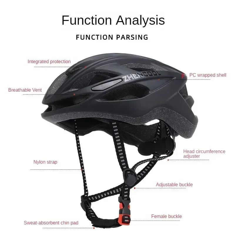 Cycling Helmet Man Women Road Mountain Bike Helmet Outdoor Bicycle Skateboard Scooter Integrally-Molded Ultralight Helmet 2