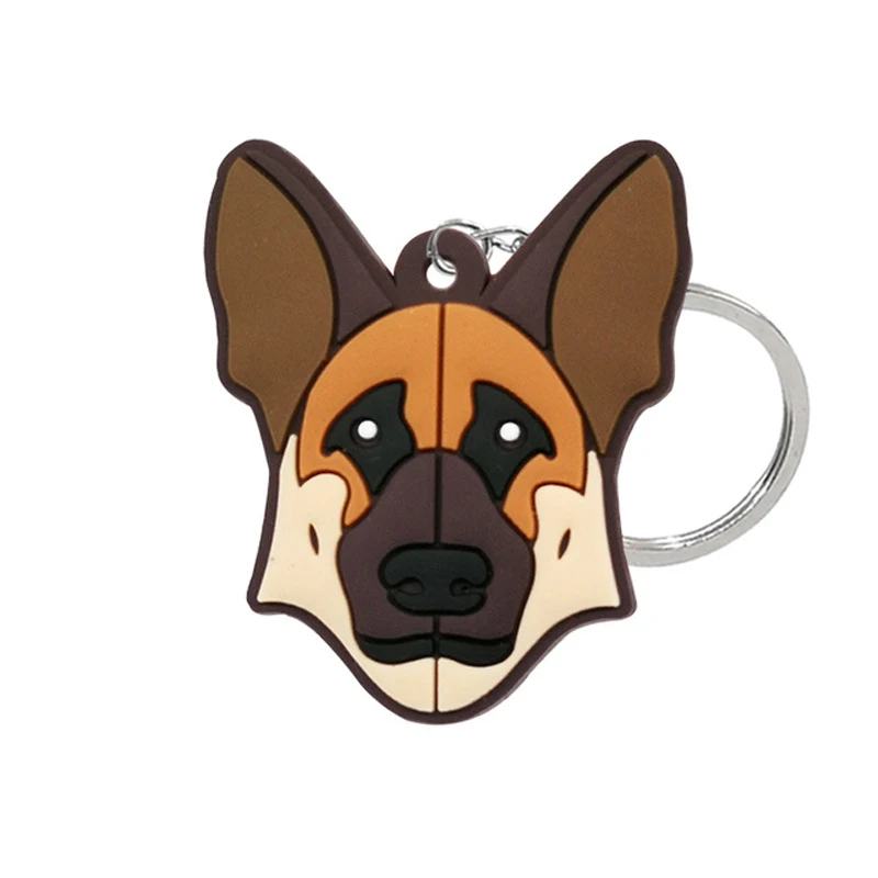 Neue Keychain Niedlichen Tier Cartoon Schlüsselanhänger Hund Schwein Panda Koala Bee Dolphin Muster Schlüssel Halter Auto Schlüssel Anhänger Zubehör Geschenke – Detail 10