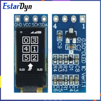 Schermo LCD OLED da 0,5 pollici Estardyn CH1115 piccolo schermo 48*88 display modulo luce bianca schermo verticale IIC