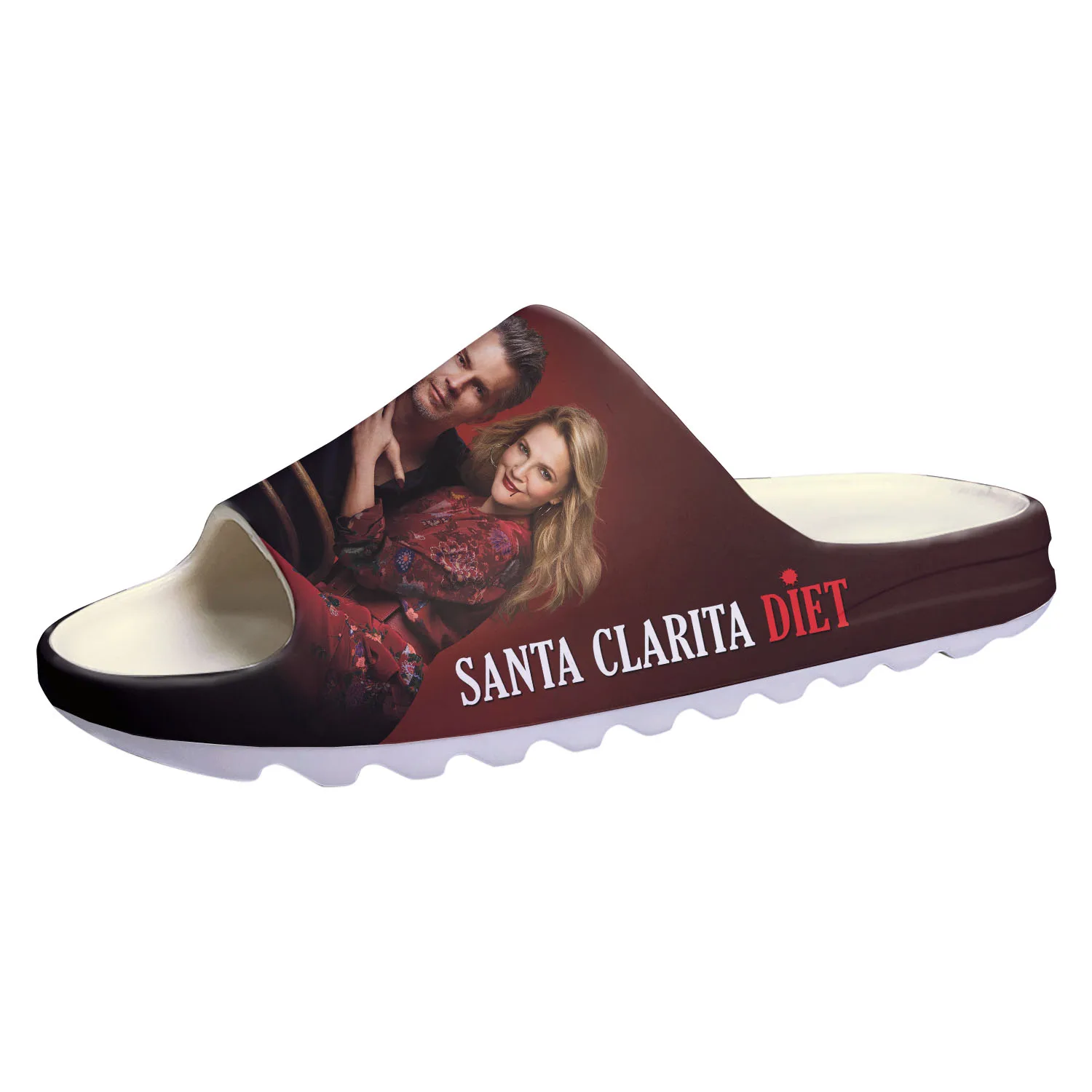 

Santa Clarita Diet Soft Sole Sllipers Home Clogs Customized Step On Water Shoes Mens Womens Teenager Step in Sandals