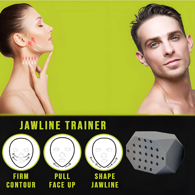 Jaw Exerciser Double Chin Reducer, Silicone Jawline Exerciser