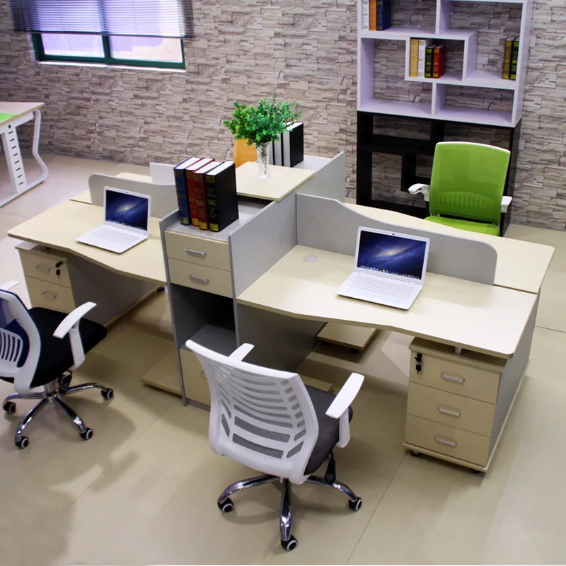 Office furniture, simple desk, chair, staff desk, screen, work desk, booth, staff table, 2/4/6/person seat desk staff simple modern workstation staff 4 6 people double 2 card slots industrial style clerk furniture