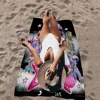 Emilia Mernes Singer Microfiber Blanket Quick Drying Beach Towels Oversized Printing Super Absorbent Pool Towel Blanket 4