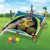 Portable Cornhole Throwing Circle Ferrule Board Set Easy Assemble Fun Kids Interactive Adults Outdoor Yard Toss Game Toy 1