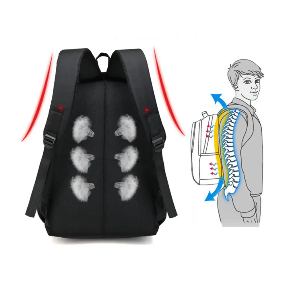 Super Light Mens Laptop Backpack Business Travel Backpack For Man Notebook Waterproof School Backpack For Boys Teens Lighten Up