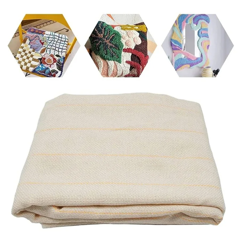 Monks Cloth for DIY Embroidery Needlework Fabric Sewing Punch Needle Accessory Handmade Festival Gifts 1