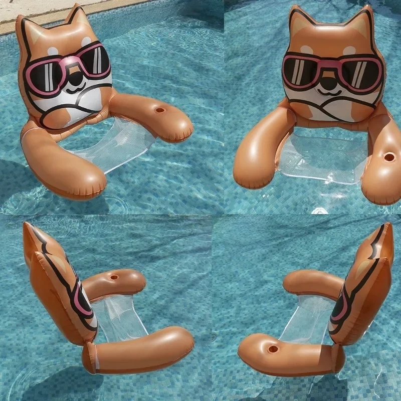 Animals Inflatable Toys Hammocks with Mesh Seats Simmer Pool Float Seat ...