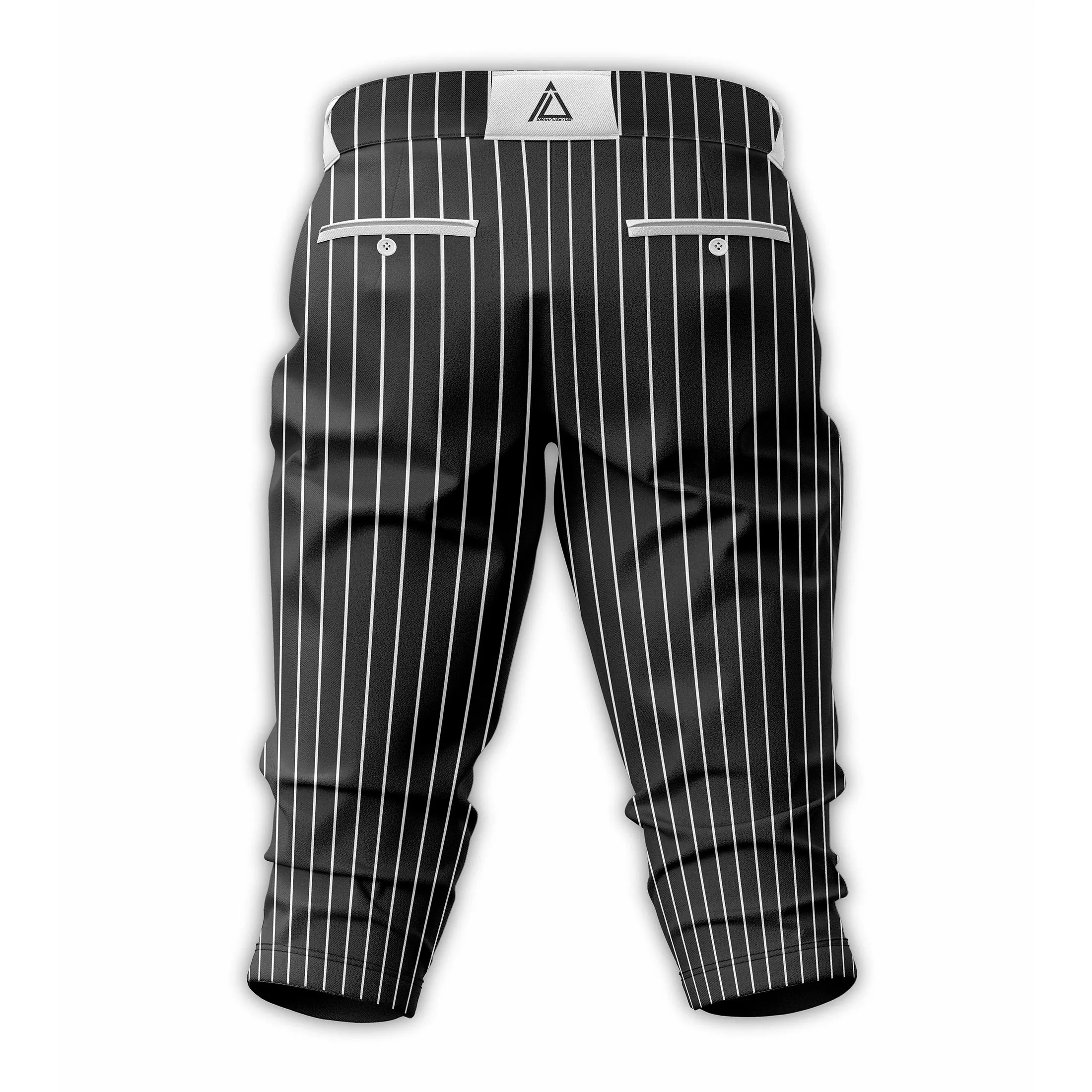 Professional Striped Baseball Shorts Slim-fit Cropped Baseball Middle Pants Fit Not Stuffy Softball For Adult, Male and Female