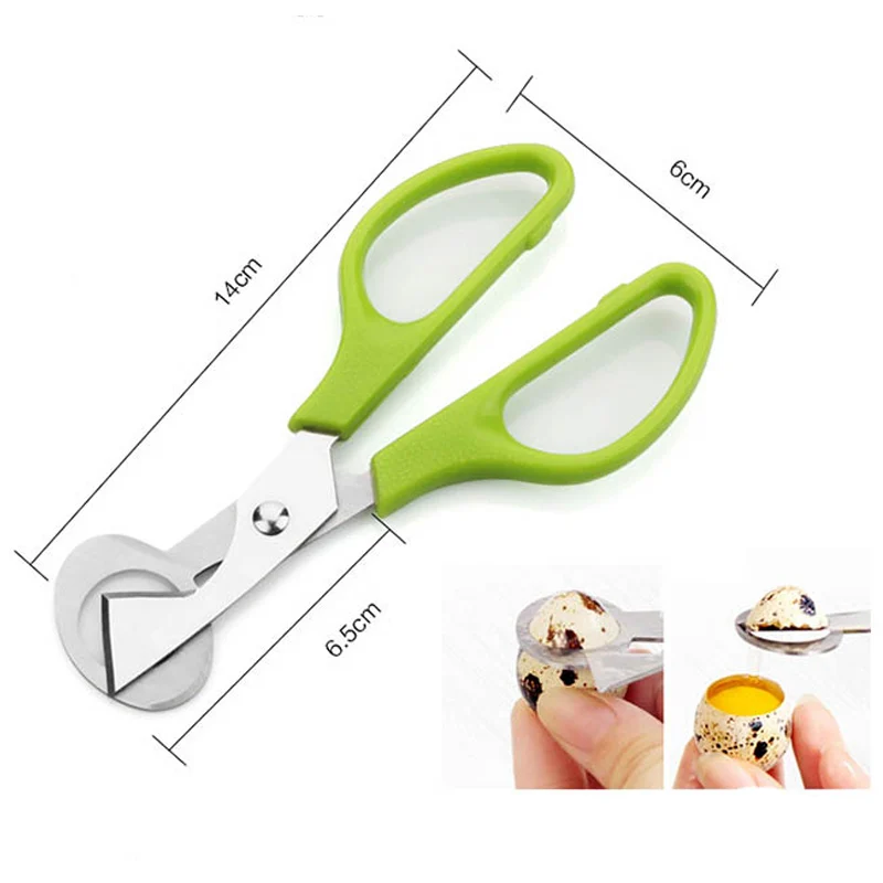 Stainless Steel Pigeon Quail Egg Scissor Bird Cutter Opener Kitchen Tool Clipper shells Scissors Cracker Cigar Blade Househ egg shell opener egg opener egg shell scissors