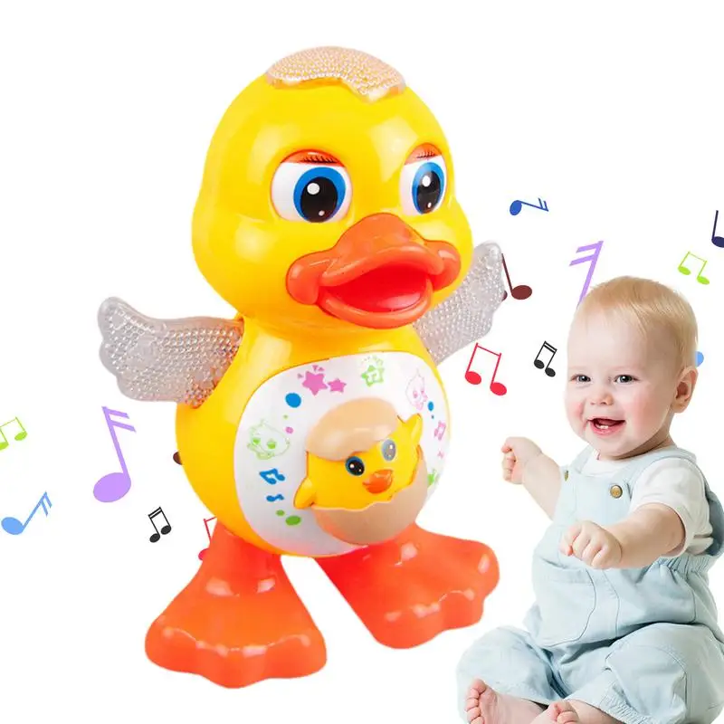 Dancing Duck Musical Toys Children Dancing Duck Toy Cartoon Musical Electric Dancing Duck Toy  for Infants Babies Kids Gifts 3