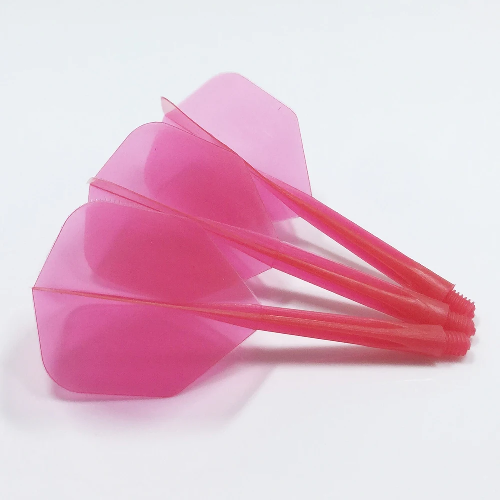 3Pcs Plastic Shafts Darts Flights 2BA Anti-Fall Darts Tail Dart Leaves Anti-Drop Durable for Indoor Outdoor Playing