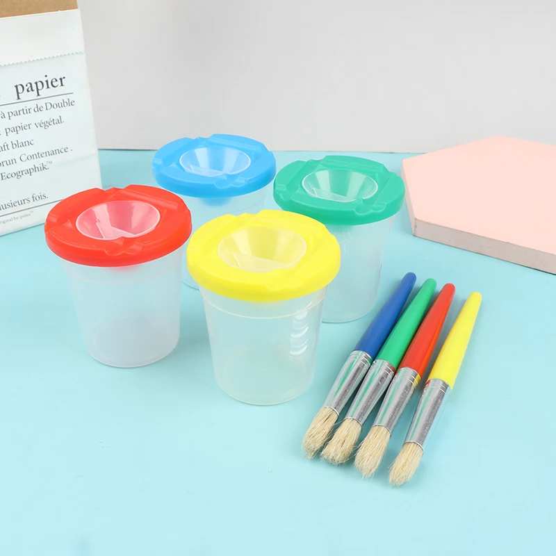 Brush Washing Bucket Multiuse Paint Brush Basin With Palette Brush