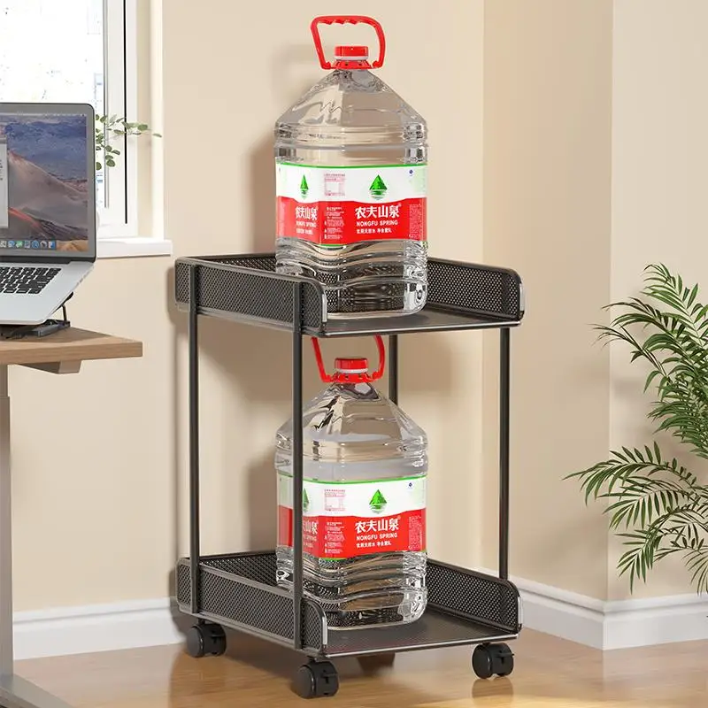 사무실 컴퓨터 메인보드 브래킷 데스크 아래 데스크탑 케이스 베이스(바퀴 포함) 수납 랙 트레이 금속 재질