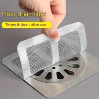 50pcs Disposable Drain Filters - Hair Catcher for Shower, Kitchen Sink Strainer, Bathroom & Outdoor Use 2