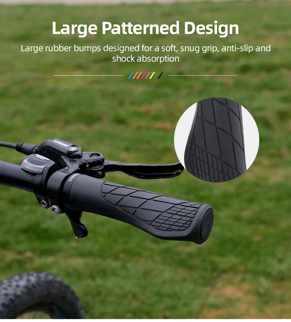 Description Picture 3 of itemThinkRider Bicycle Grips Soft Rubber For MTB Mountain Bike Shockproof Anti-Slip Handlebar Cycling Handle Bar Parts
