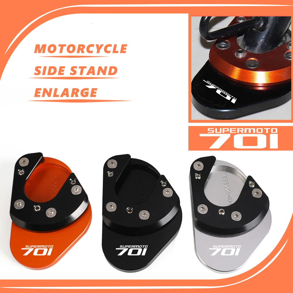 

Kickstand Foot Side Stand Enlarge Extension Pad For Husqvarna 701 Supermoto 701Supermoto Motorcycle 2016-2018 2017
